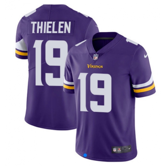 Men's Minnesota Vikings #19 Adam Thielen Purple 2025 F.U.S.E. Vapor Untouchable Limited Football Stitched Jersey - Ujersey