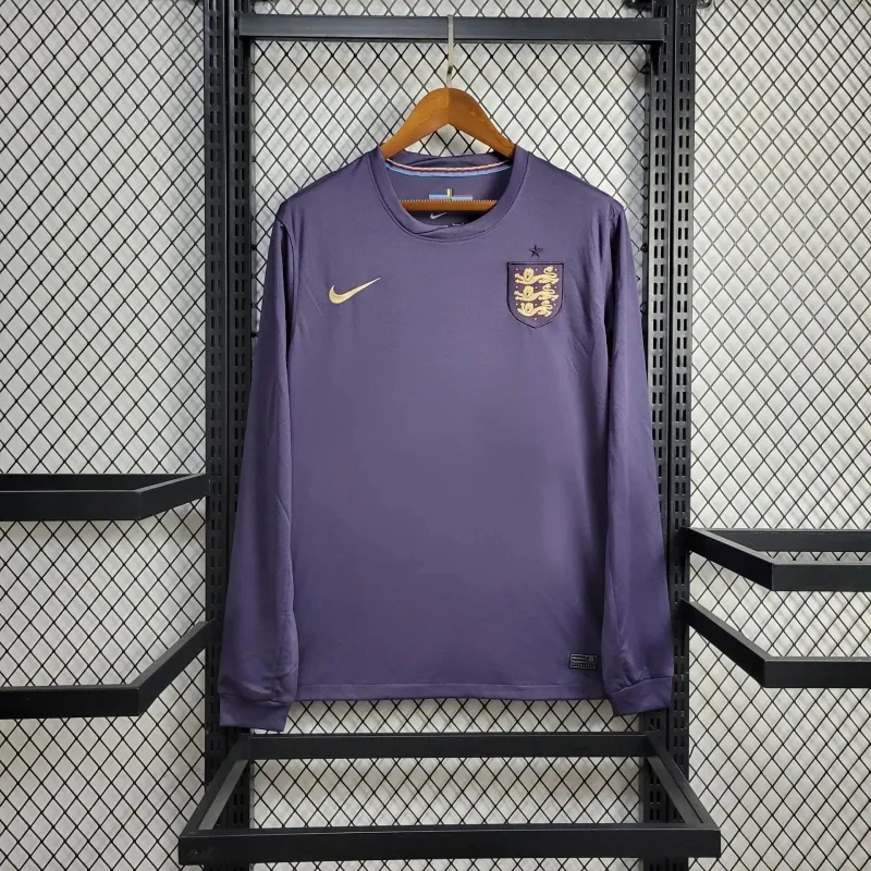England Soccer Jersey Away Long Sleeve Custom Shirt EURO 2024 - ujerseystore