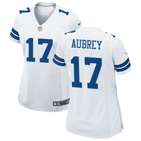 Women's Dallas Cowboys #17 Brandon Aubrey Limited white Vapor Untouchable Jersey - Ujersey