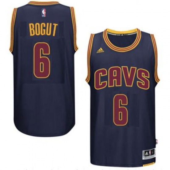 Men's Cleveland Cavaliers #6 Andrew Bogut adidas Navy Player Swingman CavFanatic Jersey - Ujersey