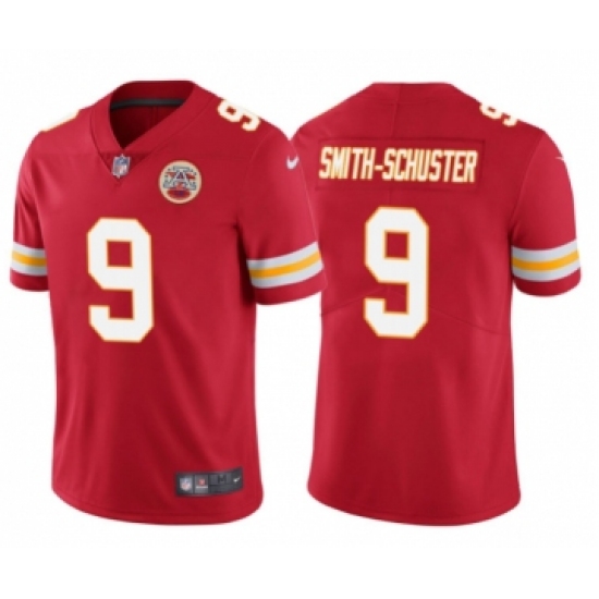 Men's Kansas City Chiefs #9 JuJu Smith-Schuster Red Vapor Limited Football Jersey - Ujersey