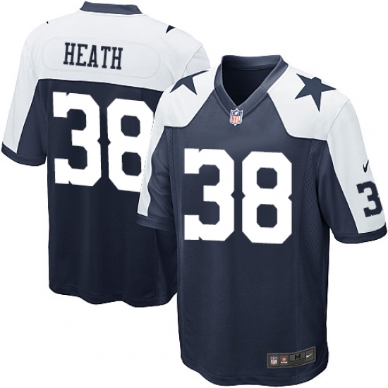 Men's Nike Dallas Cowboys #38 Jeff Heath Game Navy Blue Throwback Alternate NFL Jersey - Ujersey
