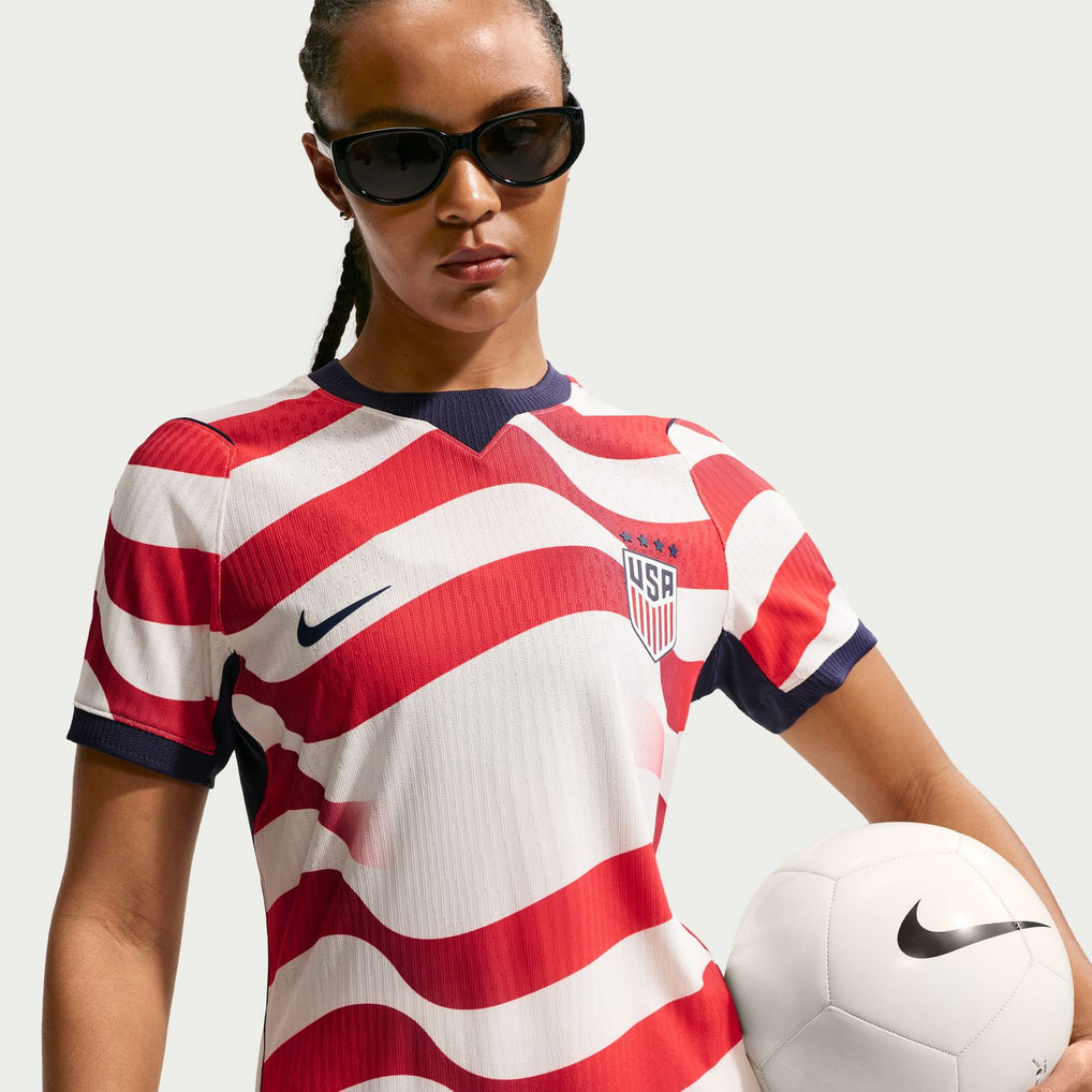 Women's Nike USWNT 2026 Home Open Match Jersey - Stripes - Ujersey