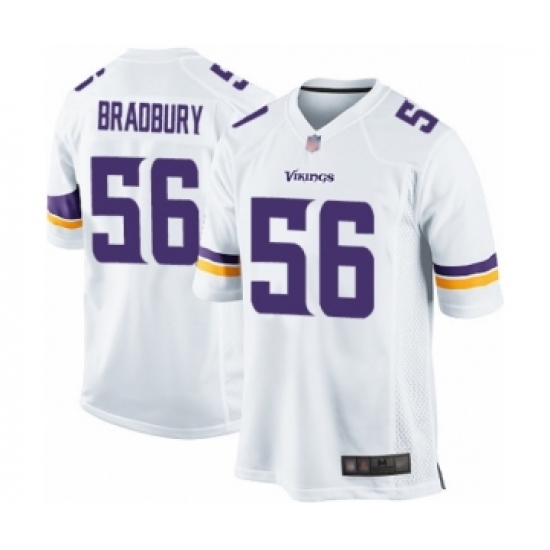 Men's Minnesota Vikings #56 Garrett Bradbury Game White Football Jersey - Ujersey
