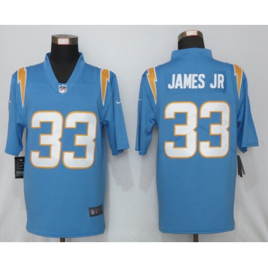 Nike NFL Los Angeles Chargers #33 Derwin James jr Powder Blue 2020 Vapor Limited Jersey - Ujersey