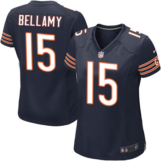 Women's Nike Chicago Bears #15 Josh Bellamy Game Navy Blue Team Color NFL Jersey - Ujersey