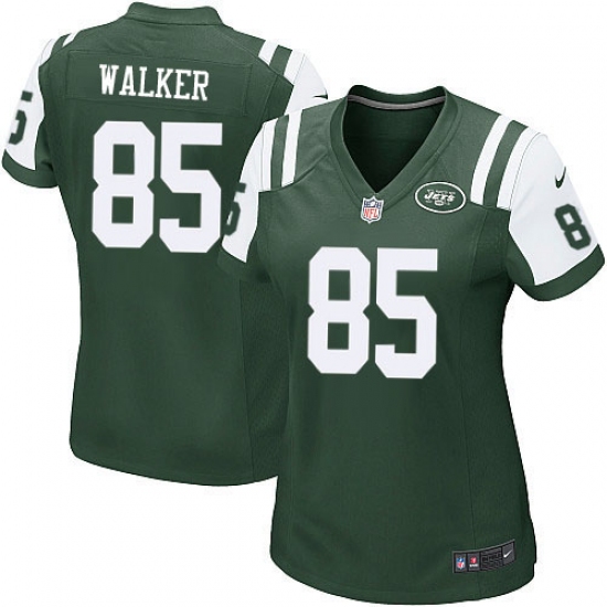Women's Nike New York Jets #85 Wesley Walker Game Green Team Color NFL Jersey - Ujersey