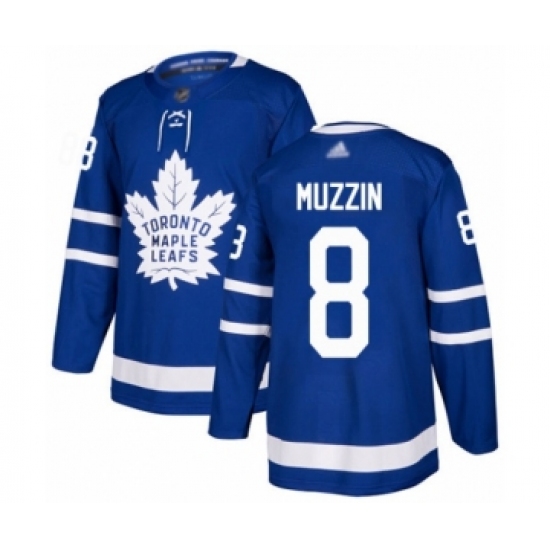 Men's Toronto Maple Leafs #8 Jake Muzzin Authentic Royal Blue Home Hockey Jersey - Ujersey