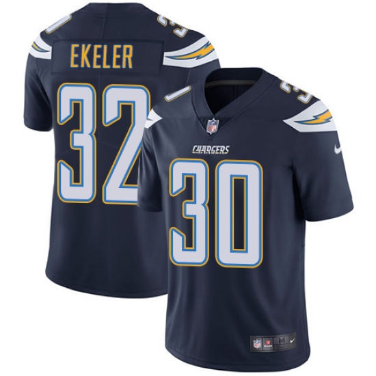 Men's Nike Los Angeles Chargers #30 Austin Ekeler Navy Blue Team Color Vapor Untouchable Limited Player NFL Jersey - Ujersey