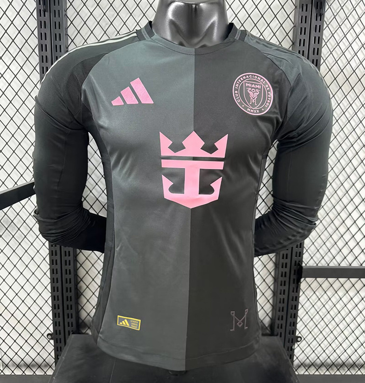 Inter Miami Soccer Jersey Away Long Sleeve Shirt 2025 - U-jersey