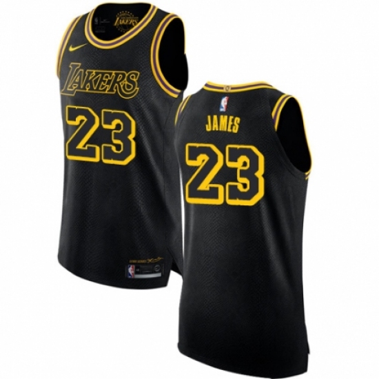 Women's Nike Los Angeles Lakers #23 LeBron James Swingman Black NBA Jersey - City Edition - Ujersey