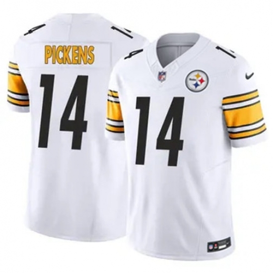 Youth Pittsburgh Steelers #14 George Pickens White Vapor Untouchable Limited Stitched Jersey - Ujersey