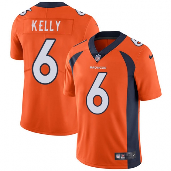Men's Nike Denver Broncos #6 Chad Kelly Orange Team Color Vapor Untouchable Limited Player NFL Jersey - Ujersey