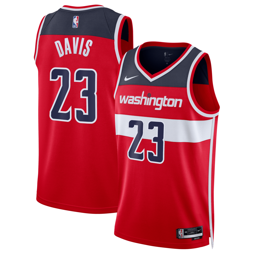 Unisex Washington Wizards Anthony Davis Nike Red Swingman Jersey - Icon Edition - ujerseystore