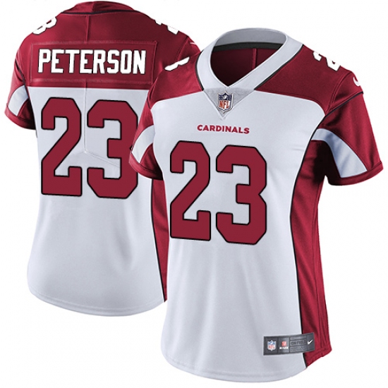 Women's Nike Arizona Cardinals #23 Adrian Peterson White Vapor Untouchable Limited Player NFL Jersey - Ujersey
