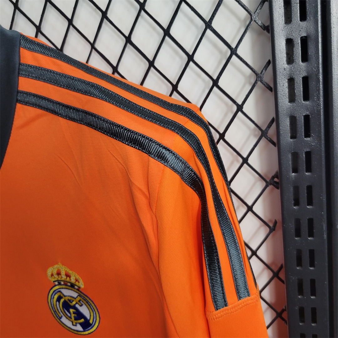 Real Madrid Retro Jersey Third Away Long Sleeve Custom Soccer Shirt 2013/14 - ujerseystore