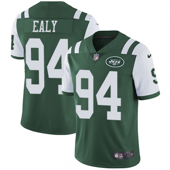Youth Nike New York Jets #94 Kony Ealy Green Team Color Vapor Untouchable Limited Player NFL Jersey - Ujersey