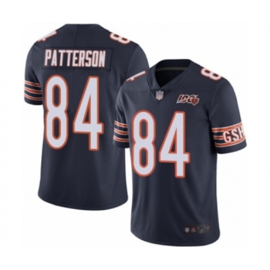 Youth Chicago Bears #84 Cordarrelle Patterson Navy Blue Team Color 100th Season Limited Football Jersey - Ujersey