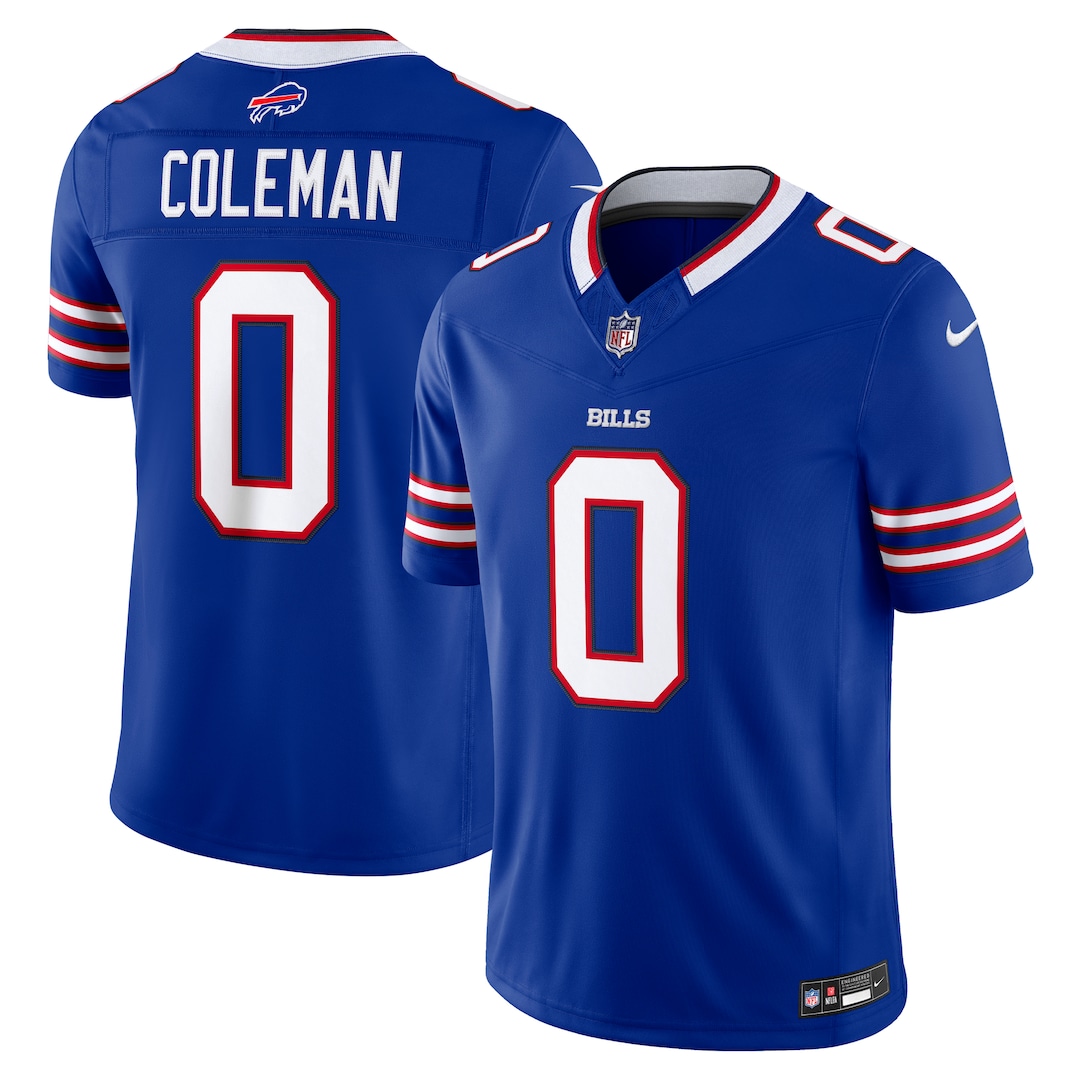 Men's Buffalo Bills Keon Coleman Nike Royal Team Vapor F.U.S.E. Stitched Limited Jersey