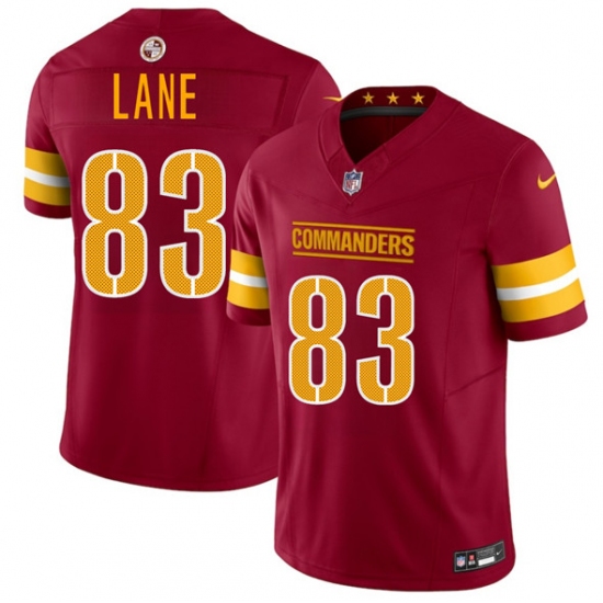 Men's Washington Commanders #83 Jaylin Lane Burgundy 2025 Draft F.U.S.E. Vapor Limited Football Stitched Jersey - Ujersey