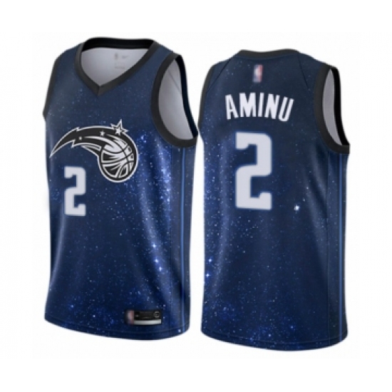 Youth Orlando Magic #2 Al-Farouq Aminu Swingman Blue Basketball Jersey - City Edition - Ujersey