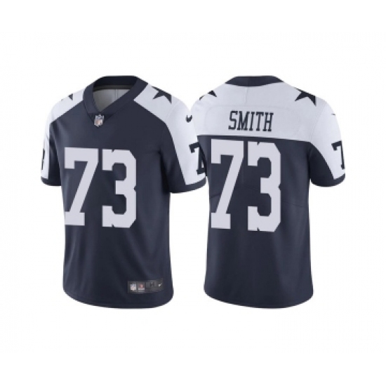 Men's Dallas Cowboys #73 Tyler Smith Navy Thanksgiving Vapor Limited Stitched Jersey - Ujersey
