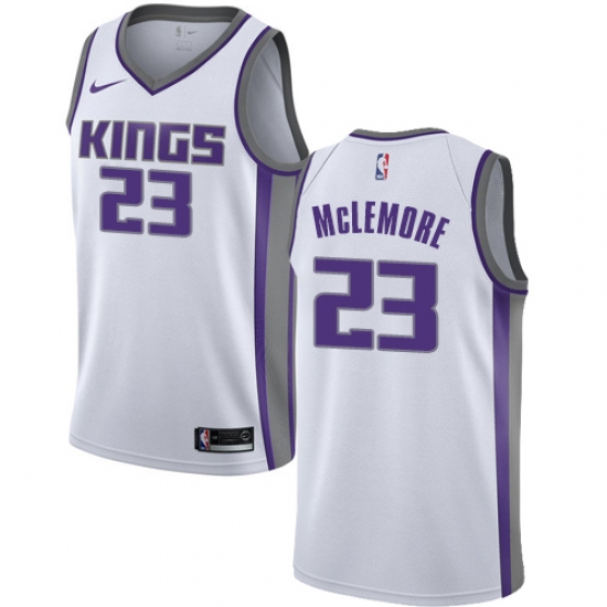 Men's Nike Sacramento Kings #23 Ben McLemore Swingman White NBA Jersey - Association Edition - Ujersey
