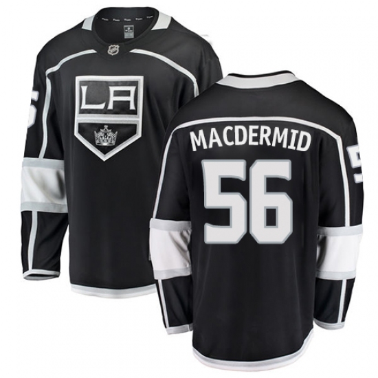 Youth Los Angeles Kings #56 Kurtis MacDermid Authentic Black Home Fanatics Branded Breakaway NHL Jersey - Ujersey