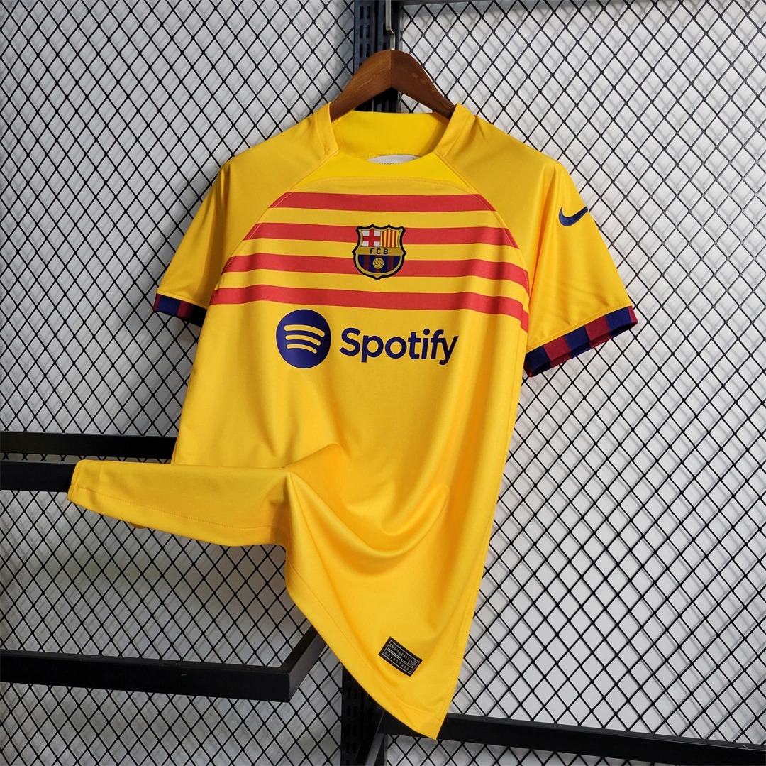 Barcelona Fourth Away Soccer Jersey Custom Shirt 2022/23 - Ujersey