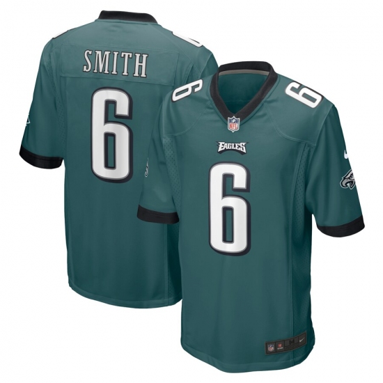 Youth Philadelphia Eagles #6 DeVonta Smith Nike Midnight Green 2021 NFL Draft First Round Pick Game Jersey - Ujersey