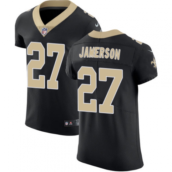 Men's Nike New Orleans Saints #27 Natrell Jamerson Black Team Color Vapor Untouchable Elite Player NFL Jersey - Ujersey