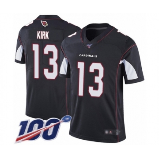 Men's Arizona Cardinals #13 Christian Kirk Black Alternate Vapor Untouchable Limited Player 100th Season Football Jersey - Ujersey