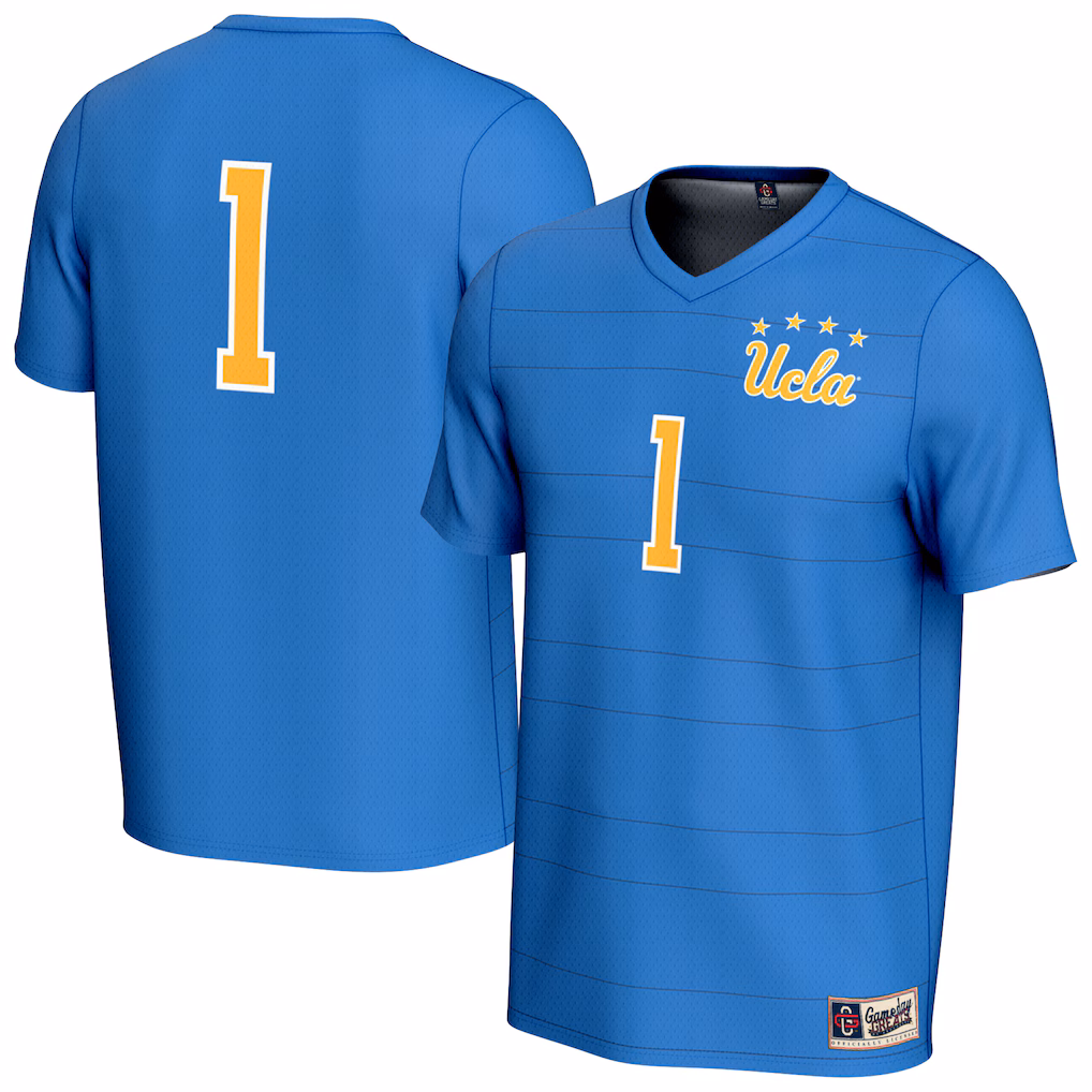 Youth GameDay Greats #1 Blue UCLA Bruins Collegiate Men's Soccer Fashion Jersey - Ujersey NHL