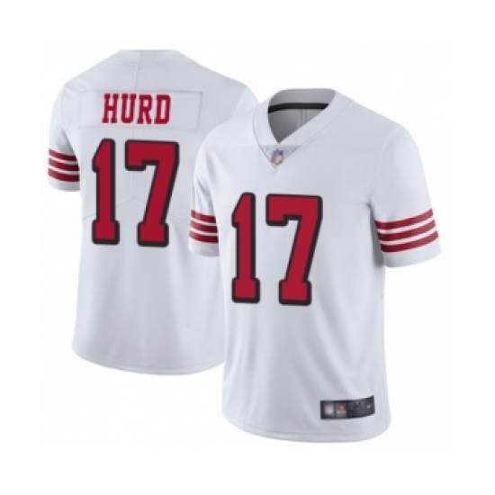 Youth San Francisco 49ers #17 Jalen Hurd Limited White Rush Vapor Untouchable Football Jersey - Ujersey