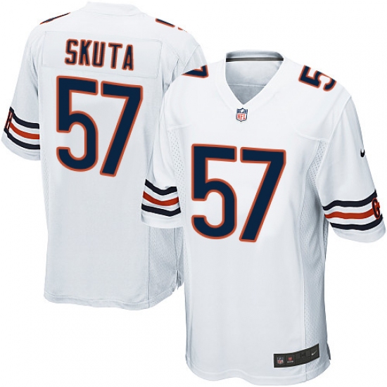 Men's Nike Chicago Bears #57 Dan Skuta Game White NFL Jersey - Ujersey