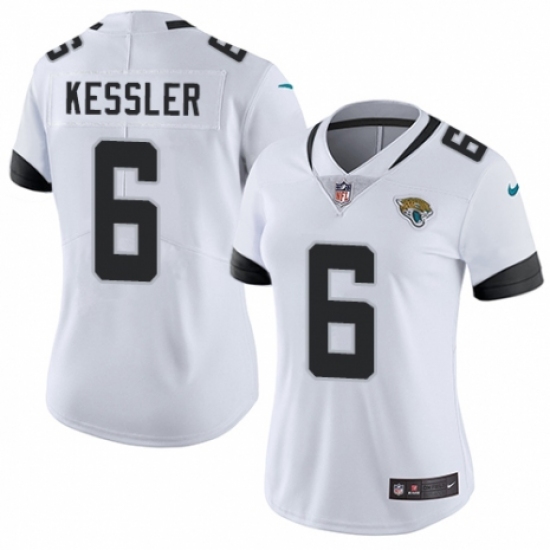 Women's Nike Jacksonville Jaguars #6 Cody Kessler White Vapor Untouchable Elite Player NFL Jersey - Ujersey