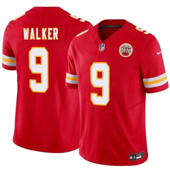 Men’s Kansas City Chiefs #9 Kenneth Walker III Red 2026 F.U.S.E. Vapor Untouchable Limited Stitched Football Jersey - Ujersey