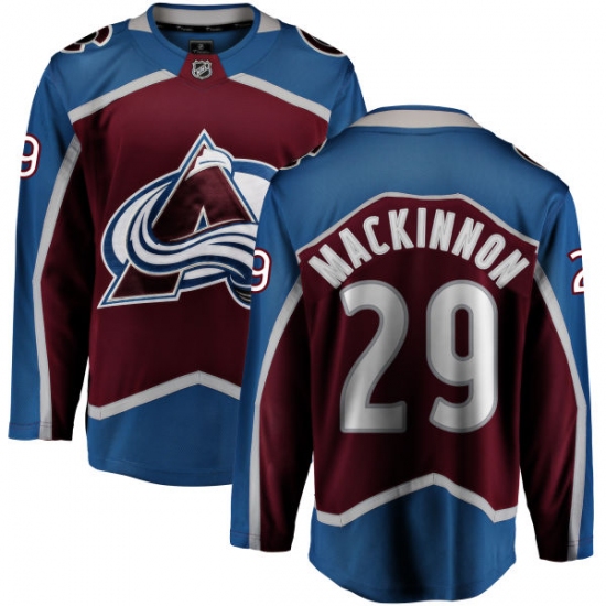 Men's Colorado Avalanche #29 Nathan MacKinnon Fanatics Branded Maroon Home Breakaway NHL Jersey - Ujersey