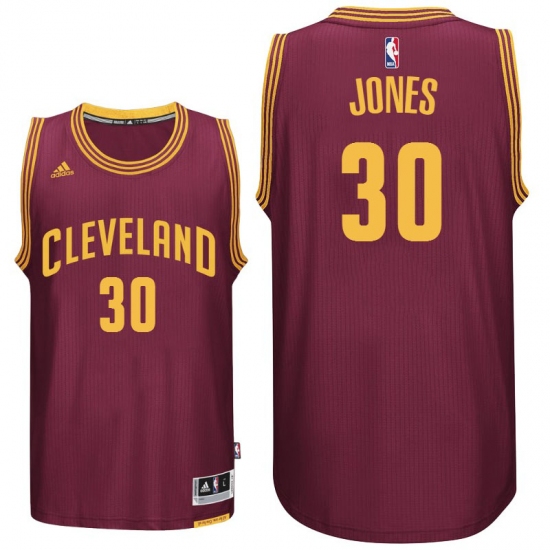 Cleveland Cavaliers #30 Dahntay Jones New Swingman Road Wine Jersey - Ujersey