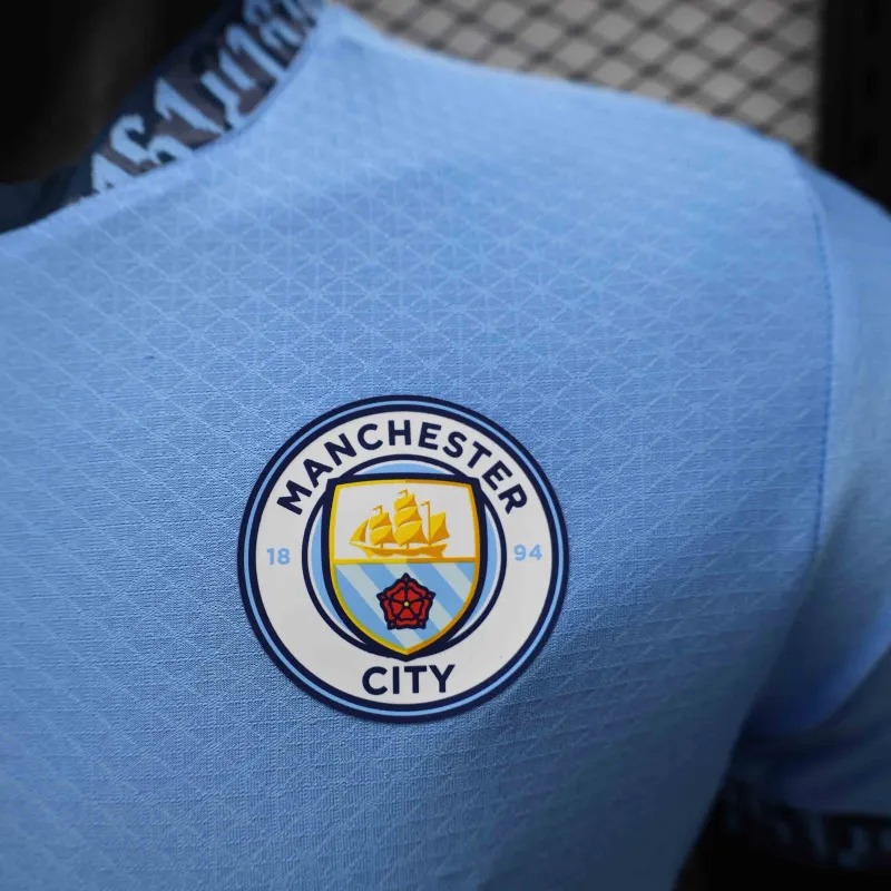 Manchester City Home Football Jersey Shirt 2024/25 - Ujersey NHL