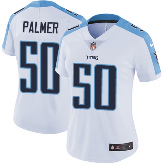 Women's Nike Tennessee Titans #50 Nate Palmer Elite White NFL Jersey - Ujersey