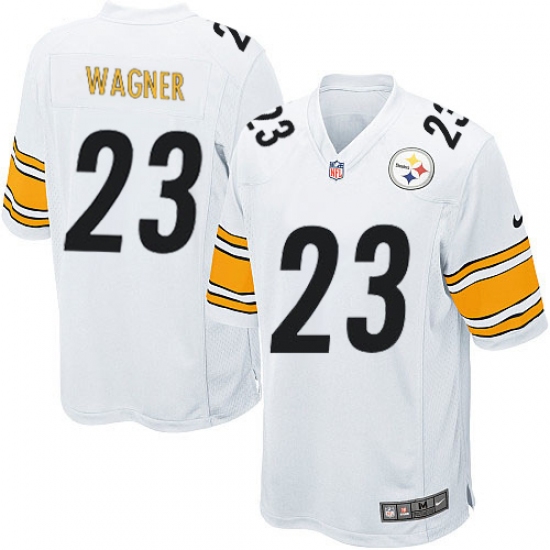 Men's Nike Pittsburgh Steelers #23 Mike Wagner Game White NFL Jersey - Ujersey