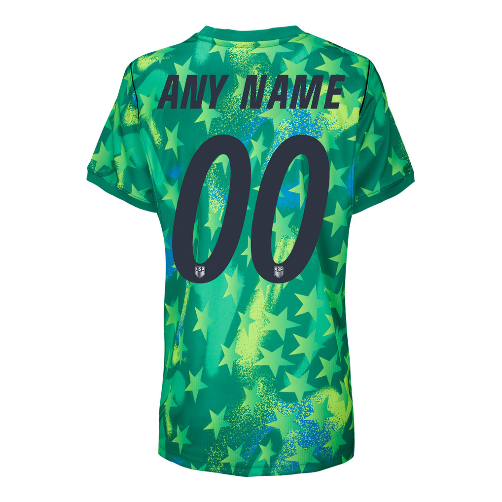 Women's Nike USMNT 2026 Personalized Goalkeeper Stadium Jersey - Ujersey