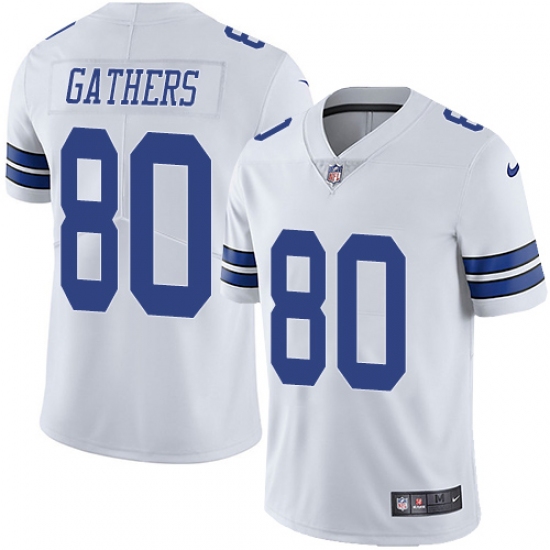 Youth Nike Dallas Cowboys #80 Rico Gathers White Vapor Untouchable Limited Player NFL Jersey - Ujersey