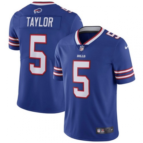 Youth Nike Buffalo Bills #5 Tyrod Taylor Royal Blue Team Color Vapor Untouchable Limited Player NFL Jersey - Ujersey