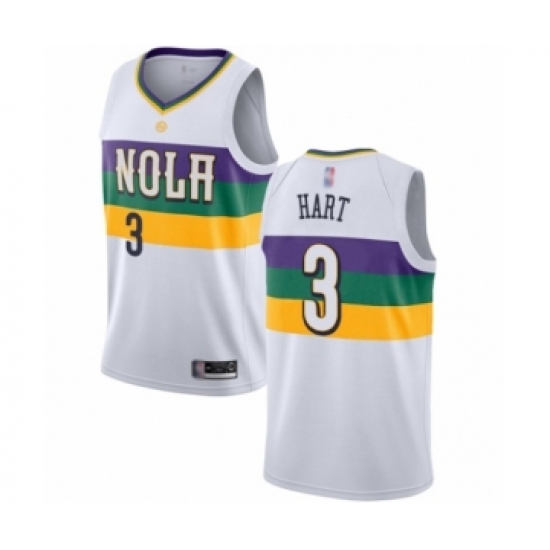 Women's New Orleans Pelicans #3 Josh Hart Swingman White Basketball Jersey - City Edition - Ujersey