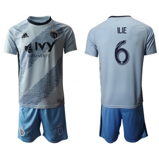 Sporting Kansas City #6 ILIE Home Soccer Club Jersey - Ujersey