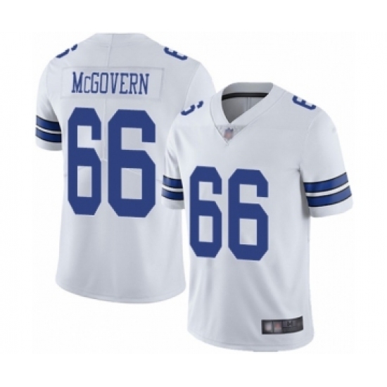 Men's Dallas Cowboys #66 Connor McGovern White Vapor Untouchable Limited Player Football Jersey - Ujersey