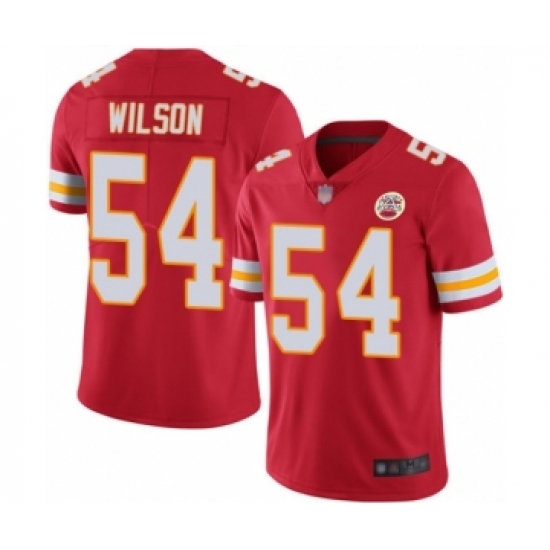 Youth Kansas City Chiefs #54 Damien Wilson Red Team Color Vapor Untouchable Limited Player Football Jersey - Ujersey