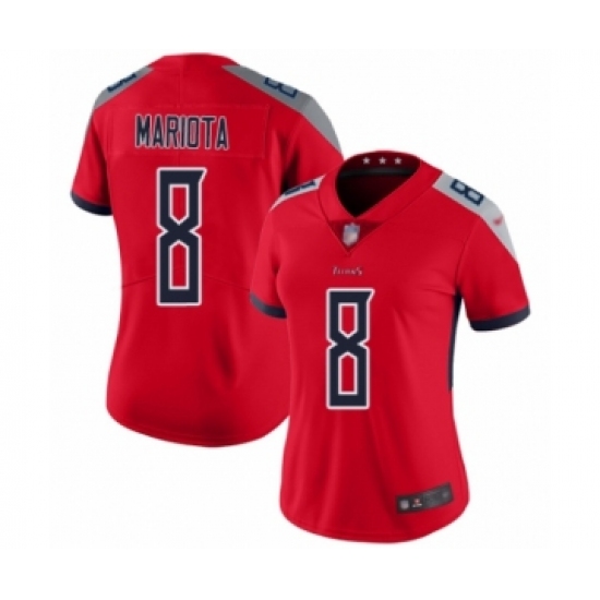 Women's Tennessee Titans #8 Marcus Mariota Limited Red Inverted Legend Football Jersey - Ujersey